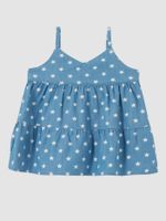 Kids Tiered Top in Chambray Kids Tiered Top in Chambray