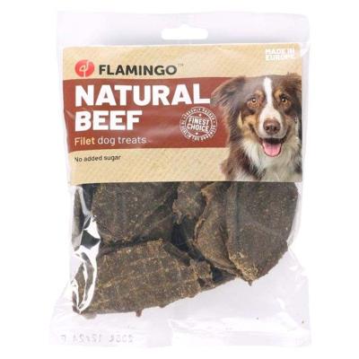 Flamingo Natural Beef Filet Dog Treats 200G