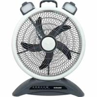 Sonashi 14inch Rechargeable Fan Gray-White