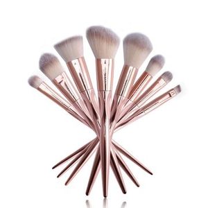 8Pcs Rose Golden Makeup Brushes
