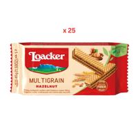 Loacker Multigrain Hazelnut Wafer, 25X45G