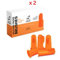 DogsLife Silicone Finger Dental Brushes Dog 5pcs (Pack of 2)