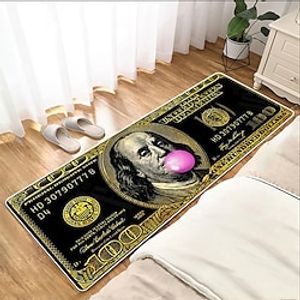 Funny Dollar Kitchen Mat Non-Slip Oil Proof Floor Mat Rug Indoor Outdoor Mat Bedroom Decor Bathroom Mat Entrance Rug Door Mat miniinthebox