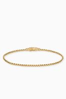 Square Bracelet in 9kt Gold Plated Sterling Silver - thumbnail