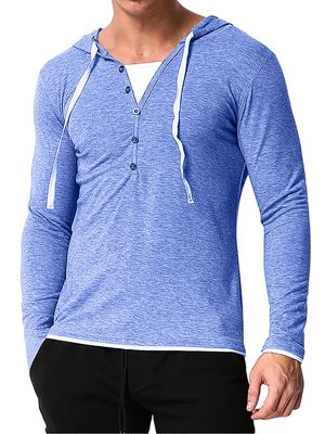 Men Autumn Casual Long Sleeve Sport Hooded Sweatshirt Men Autumn Casual Long Sleeve Sport Hooded Sweatshirt