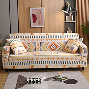 Bossy Wind Sofa Cover 1-Piece Couch Cover Fit for 1-4 Seater L-shape Couch Soft Stretch Slipcover Spandex Jacquard Fabric Easy to Install(1 Free Cushion Cover) miniinthebox