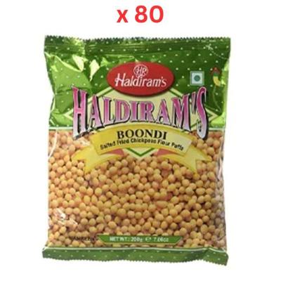 Haldirams Boondi Salted 200gm - Pack Of 80