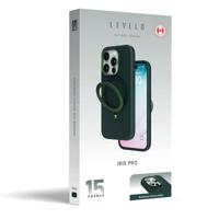 Levelo Iris Pro Liquide Silicone Case For iPhone 15 Pro Max - Green