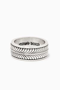 Band Tyre Ring in Sterling Silver