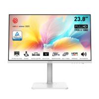 MSI LED MD2412PW 24 Inch FHD 1920 x 1080 Monitor, 1MS, 100Hz, HDMI, USB-C White - 9S6-3PA59H-094