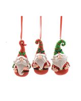 Mercury M Home Christmas Pendant In Soft Clay 6 x 1.5 x 11 cm Assorted 1 Piece