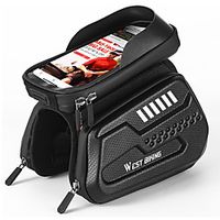 WEST BIKING 1.4 L Bike Handlebar Bag Outdoor Casual Bike Bag PU(Polyurethane) EVA Bicycle Bag Cycle Bag Cycling Triathlon miniinthebox WEST BIKING 1.4 L Bike Handlebar Bag Outdoor Casual Bike Bag PU(Polyurethane) EVA Bicycle Bag Cycle Bag Cycling Triathlon miniinthebox