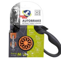 M-PETS Autobrake Retractable Leash Medium (Pack of 3)