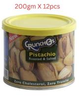 Crunchos Roasted And Salted Pistachio 200g - Carton of 12 Packs