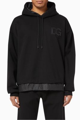 Jersey Hoodie with 3D DG Logo Jersey Hoodie with 3D DG Logo