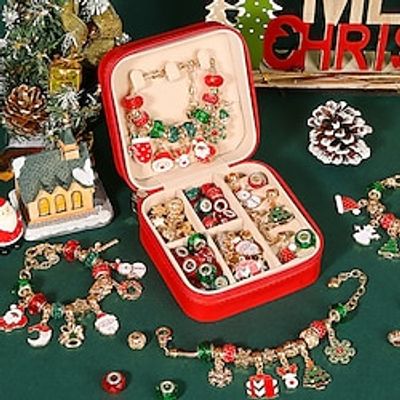 New Year DIY Children's Beaded Bracelet Making Materials Girls' Toy Jewelry Necklace Girls' Beads 6 Jewelry Lightinthebox
