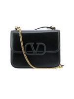 Vsling Black Leather Shoulder Bag - thumbnail