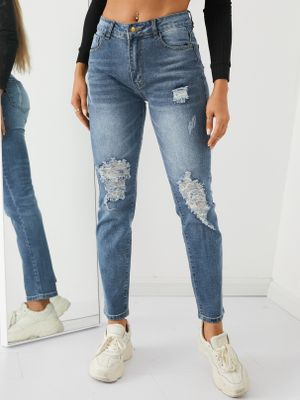 Blue Classic Five Pockets Jeans