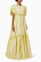 Liv Cotton Poplin Gown - thumbnail