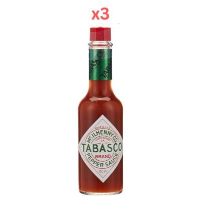 Tabasco Red Pepper Sauce 150Ml Pack of 3