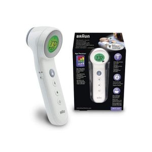 Braun Thermometer | 3-in-1 | Forehead | No Touch | BNT400 | White Color