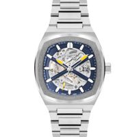 Lee Cooper Men's Automatic Display Watch & Metal Strap, Silver - LC07903.390