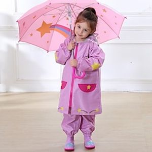 Toddler Girls' Coat Star Daily Outdoor Cotton Coat Outerwear 3-7 Years Winter Pink Lightinthebox