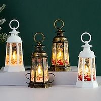 1pc Christmas Decoration Wind Lamp, Electronic LED Candle Lights, Christmas Tree Hanging Lights, Tabletop Decorations Santa Claus Snowman Small Night Lights, Christmas Decoration Lightinthebox - thumbnail