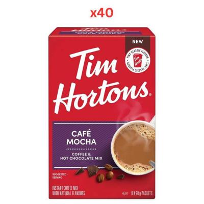 Tim Hortons Café Mocha 8 Sachet Pack Of 40
