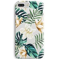 Phone Case For Apple Back Cover iPhone 8 Plus iPhone 8 iPhone SE / 5s Ultra-thin Transparent Pattern Flower / Floral Tree Soft TPU miniinthebox - thumbnail