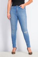 Womens High-Rise Ripped Sculpted Skinny Jeans  Day Trip - thumbnail