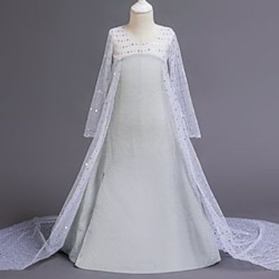 Frozen Princess Elsa Dress Flower Girl Dress Tulle Dresses Girls' Movie Cosplay Anime White Dress Halloween Masquerade Polyester Lightinthebox Frozen Princess Elsa Dress Flower Girl Dress Tulle Dresses Girls' Movie Cosplay Anime White Dress Halloween Masquerade Polyester Lightinthebox