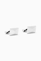 Faceted Surface Cufflinks in Brass Faceted Surface Cufflinks in Brass