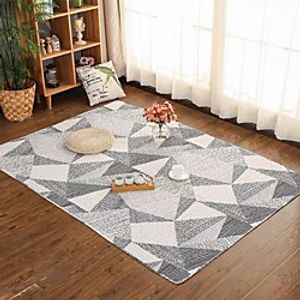 Nordic cotton and hemp floor mats national style carpet door mats foot mats non slip mats in the door bedroom home Bohemian machine wash Lightinthebox