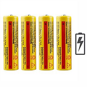 Li-ion 18650 Battery 5000 mAh 4pcs Rechargeable Emergency for Working LED Flashlight Bike Light Camping / Hiking Hunting Fishing miniinthebox