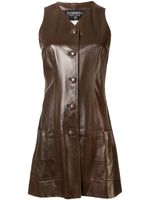 Chanel Pre-Owned CC Logos Sleeveless Onepiece - Brown