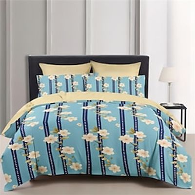100% Cotton Duvet Cover Set Floral Pattern Comforter Set 23PCS Luxury Bedding Set Home Decor Bedding Gift King Queen Full Size Lightinthebox