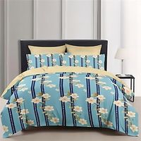 100% Cotton Duvet Cover Set Floral Pattern Comforter Set 23PCS Luxury Bedding Set Home Decor Bedding Gift King Queen Full Size Lightinthebox - thumbnail
