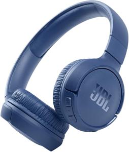 JBL Tune 520 Wireless Over-Ear Headphones with Mic, Blue