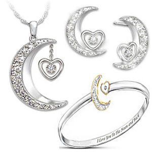 Women's Cubic Zirconia Bridal Jewelry Sets Geometrical Heart Stylish Earrings Jewelry White For Party Gift 1 set miniinthebox