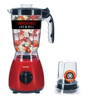Sonashi 2 In 1 Unbreakable Jar & Mill (Maroon) - SB-144