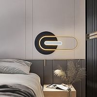 Night Light Wall lamp Modern LED Wall Lights Compatible with Study Living Room Bedroom Bedside Aisle Corridor Lamps Indoor Lighting with Pull Switch 110-240V Lightinthebox - thumbnail