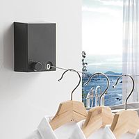 Bathroom Shelf Adjustable Length / Retractable Cable / Clothlines Contemporary / Modern Bathroom Hotel bath Wall Mounted Hanger miniinthebox - thumbnail