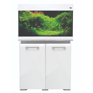 Aqua One Aquavogue 135 Aquarium Set 135L 80Wx42Dx50Cm White Only Aquarium - Cabinet Sold Separately