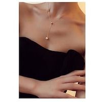 1pc Choker Necklace Pendant Necklace For Women's Party Evening Street Daily Pearl Alloy Lightinthebox - thumbnail