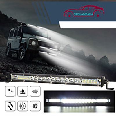 OTOLAMPARA 13 Inches Car LED Daytime Running Light Working Light Bar 90W 30SMD Ultra-thin Slim LED Light Bar IP68 Waterproof ATV UTV SUV 4WD Heavy Duty Super Bright Grille LED Light Bar 1pcs Lightinthebox