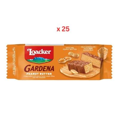 Loacker Gardena Peanut Butter 25X38G