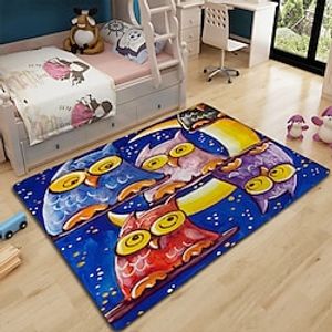 Area Rugs Cartoon Floor Mat Non Skid Carpet Rectangle For Children's Room Door mats miniinthebox