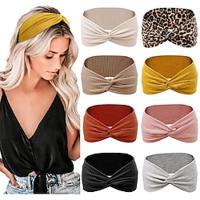 Headbands for Women Non Slip for Short Hair. Yoga Workout Running Sport Elastic Hair Bands for Women's Hair Twist Turban Hair Wrap for Girls Lightinthebox