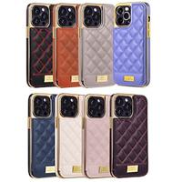 Phone Case For iPhone 15 Pro Max iPhone 14 13 12 11 Pro Max Plus Back Cover with Stand Holder Card Slot Shockproof Geometric Pattern TPU PU Leather Lightinthebox